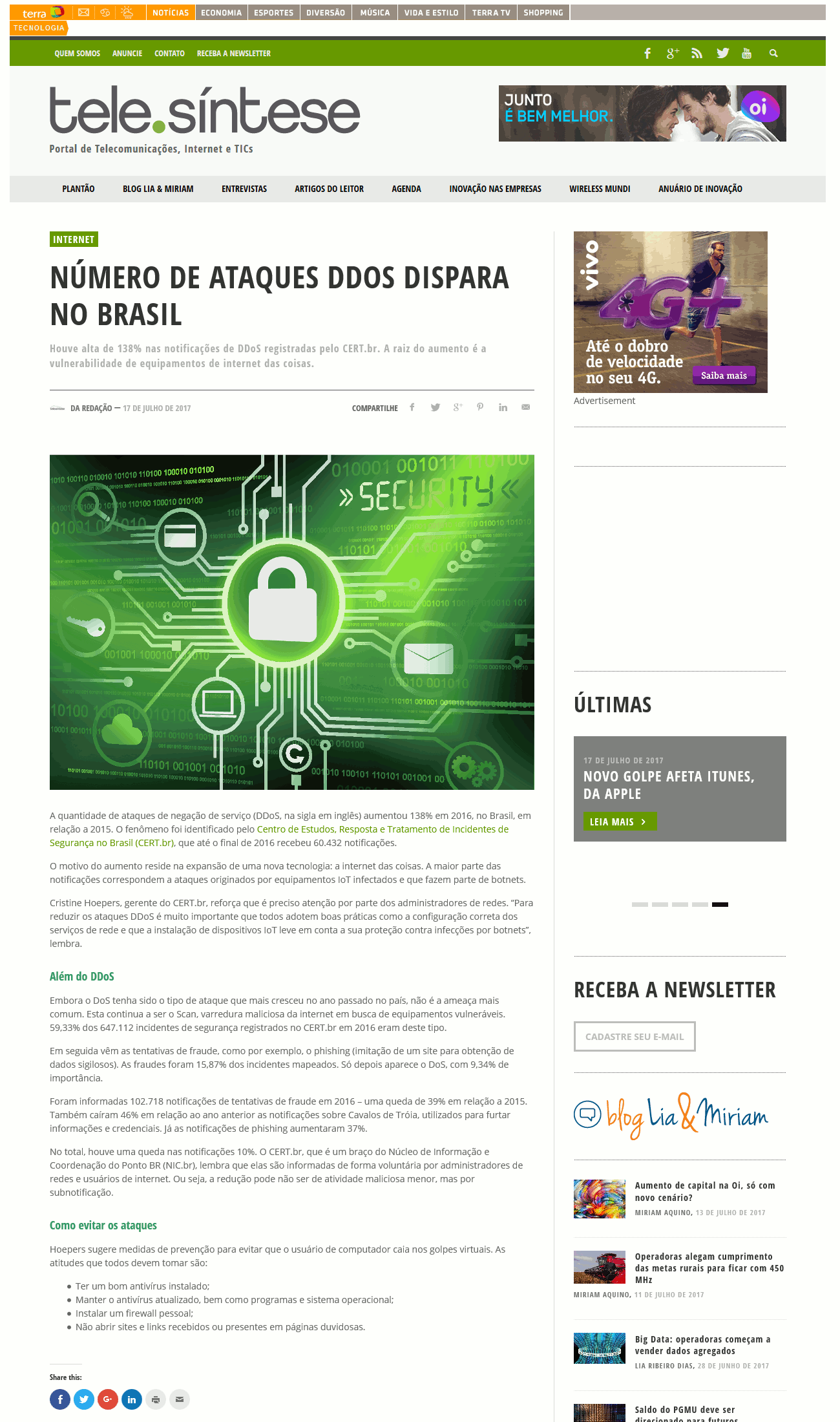 Nic Br Na M Dia N Mero De Ataques Ddos Dispara No Brasil