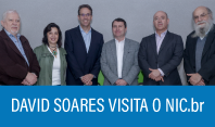 Em visita ao NIC.br, deputado federal David Soares conhece modelo de governança da Internet que é referência internacional