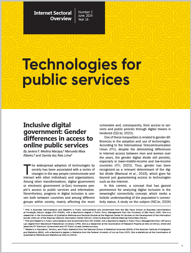 Year XVI - N. 2 - Technologies for public services